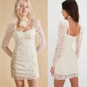 For Love And Lemons Belladonna Lace Mini Dress - Medium NWT